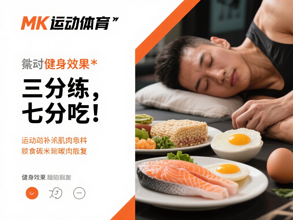 健身效果离不开科学的饮食搭配和充分的休息。MK运动